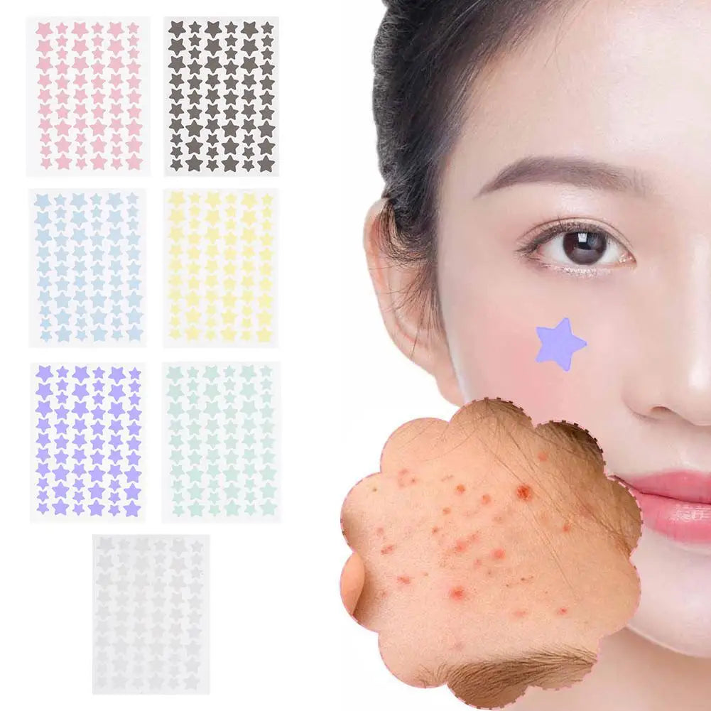 60-Pack Invisible Pimple Patches | Breathable Star-Shape Cover