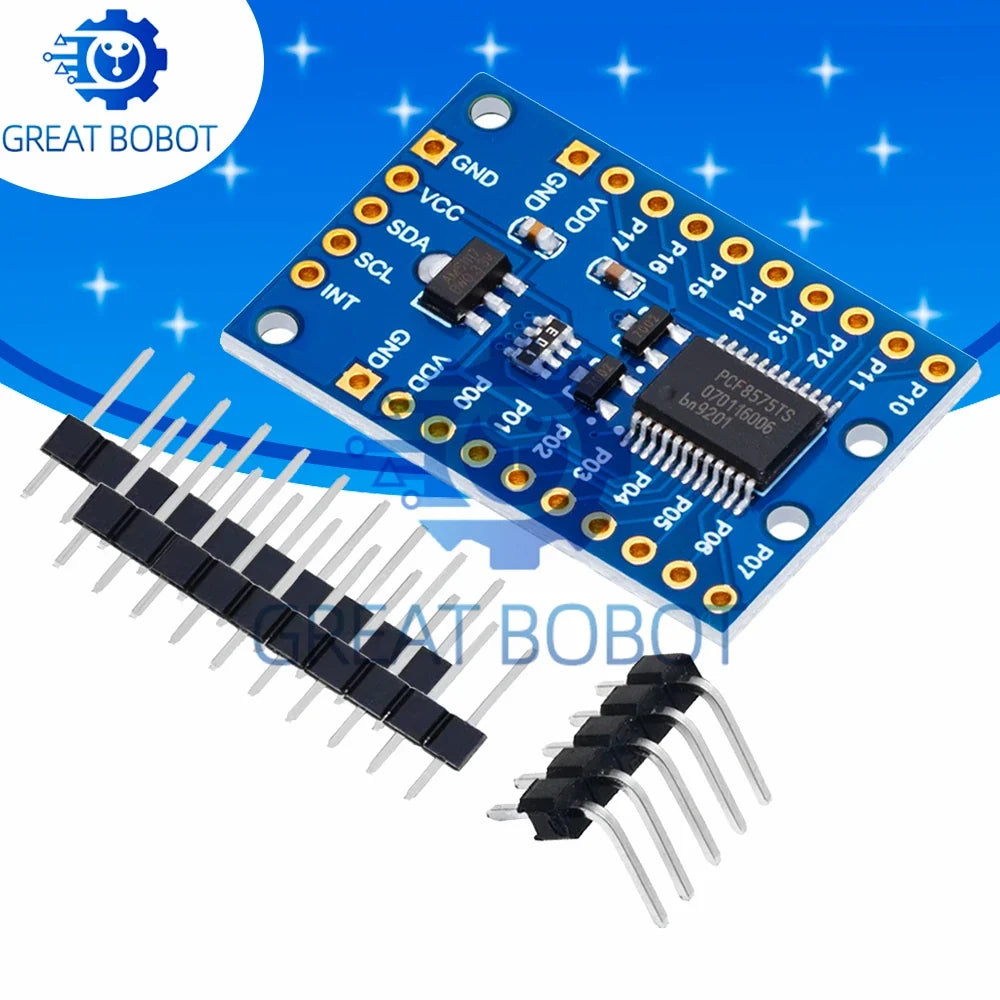 PCF8575 I2C IO Expander Module – 16 I/O Pins for Arduino