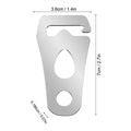 Cord Tightener Tent Wind Rope Buckle Tie Down Carabiner Clip Fastener