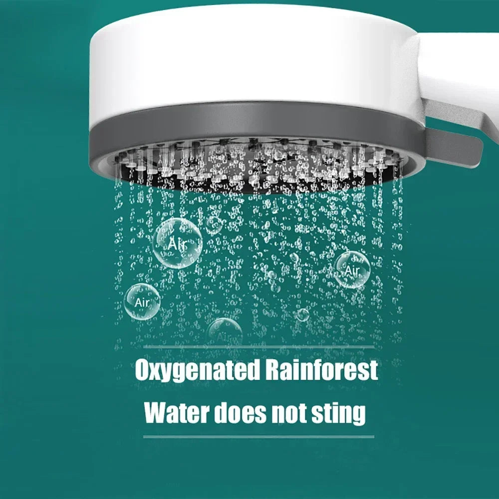 10-Mode Handheld Shower Head | Filter, High Pressure & Water Saving