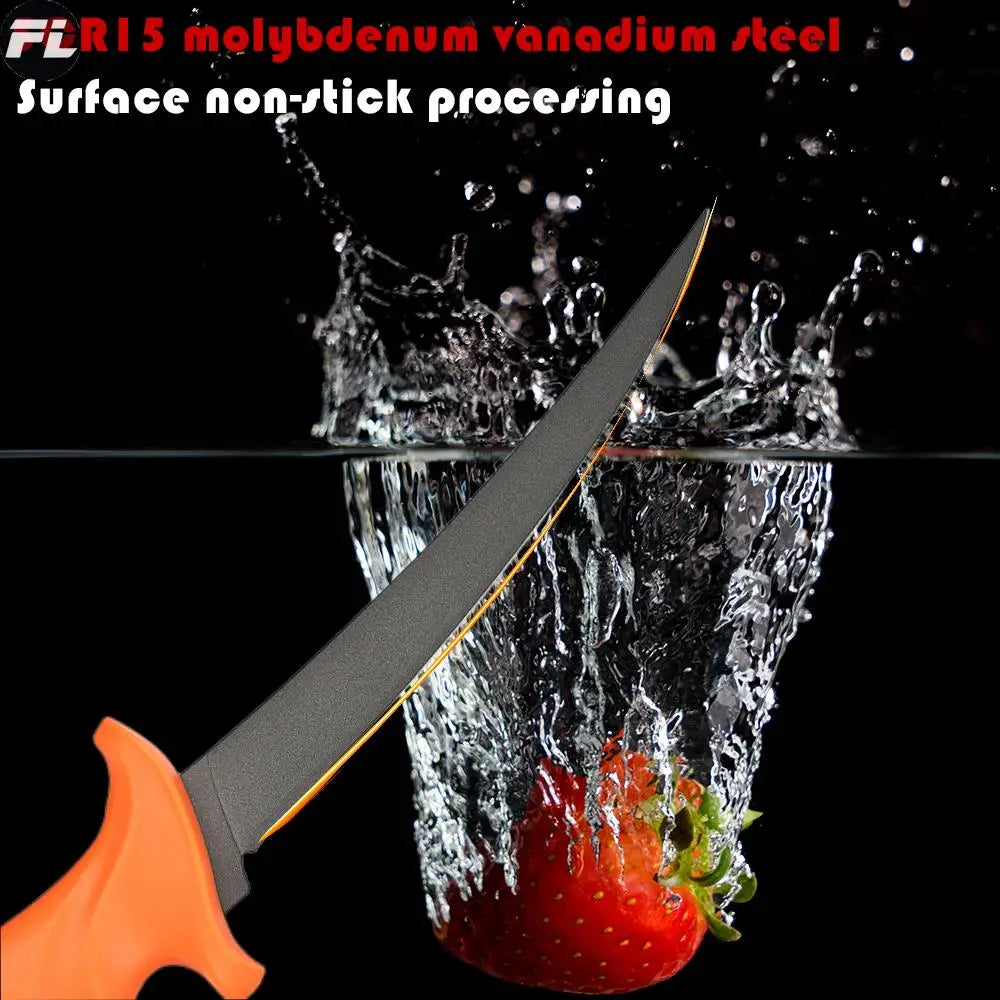 9" 5Cr15MoV Stainless Steel Filleting & Slicing Knife