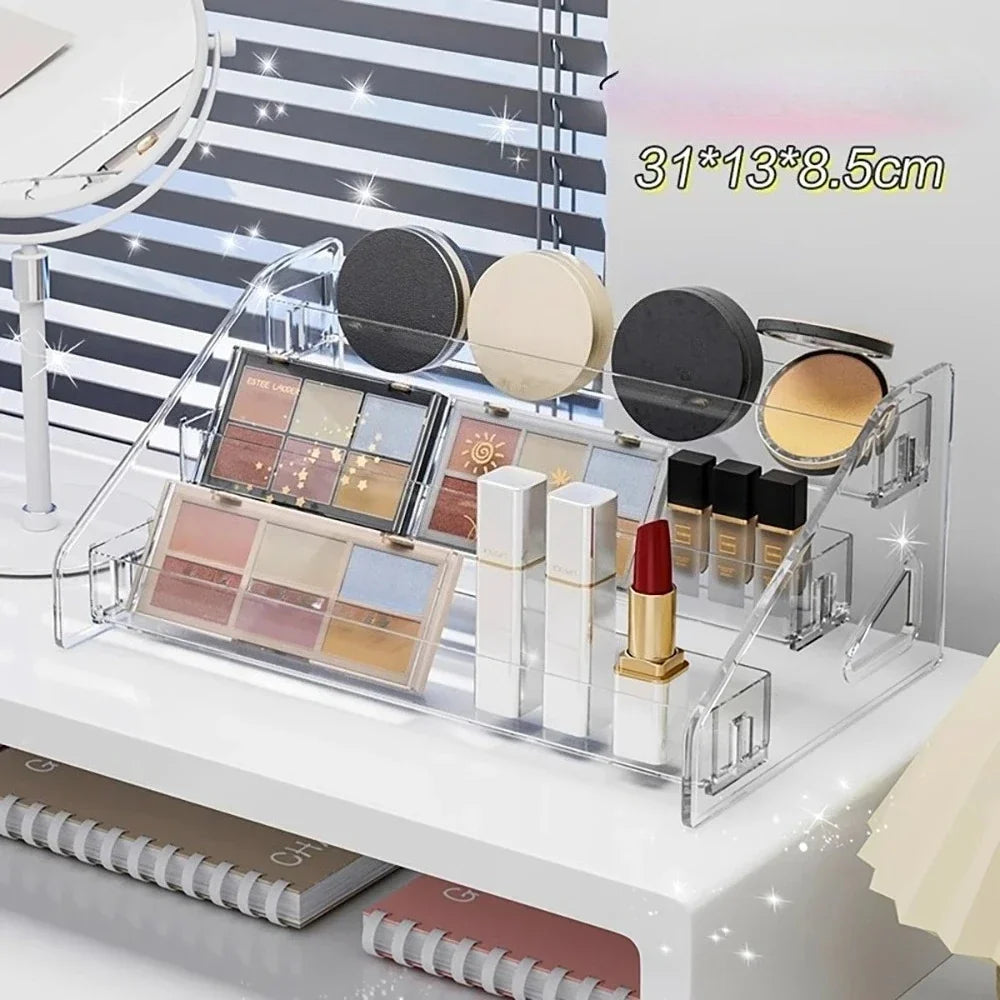 Transparent Storage Box Makeup Organizer Cosmetic Display Case
