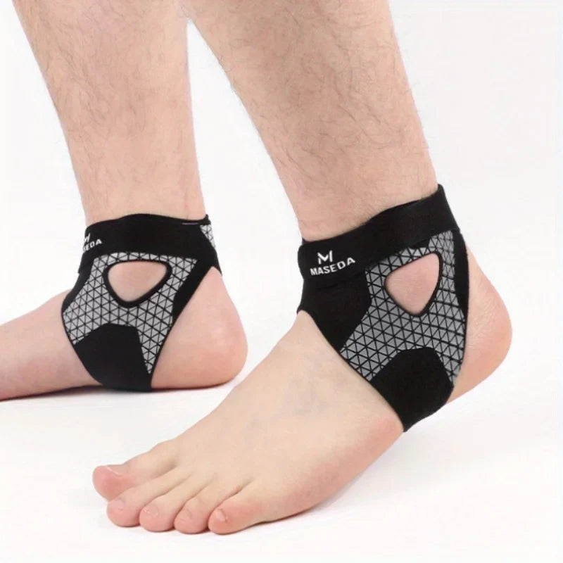 Ultra-Thin Adjustable Ankle Brace – Breathable Nylon for Sports
