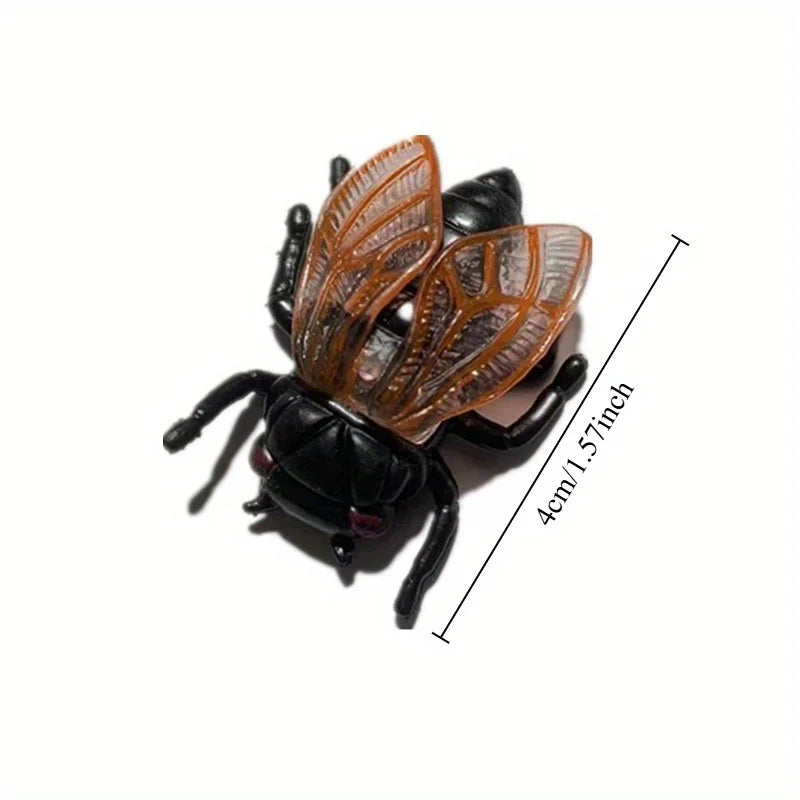 20 Pcs Realistic Cicada Figurines – Halloween & Home Décor