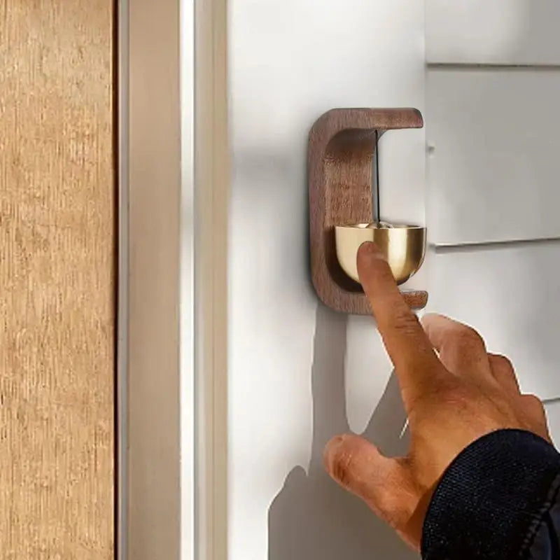 Wood Doorbell Chime Magnetic Decorative Loud Door Bell Indoor