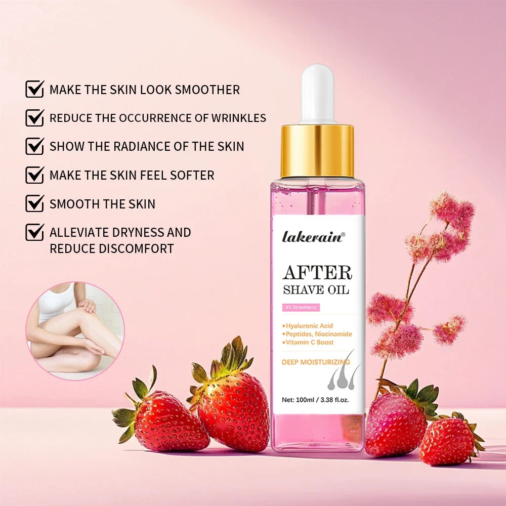 Strawberry After Shave Oil – Moisturizing Post-Shave Skin Care