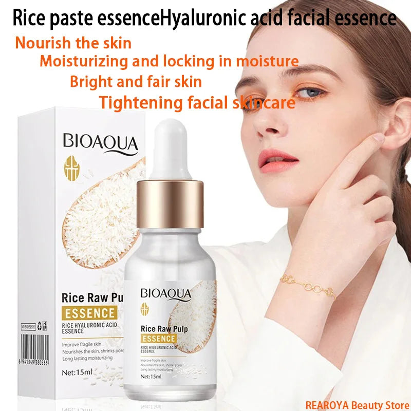 BIOAQUA Rice Hyaluronic Acid Face Serum – Brighten & Firm
