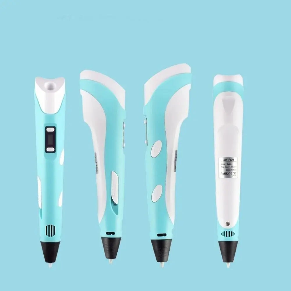 USB 3D Printing Pen | LED Display, Adjustable Speed & PLA