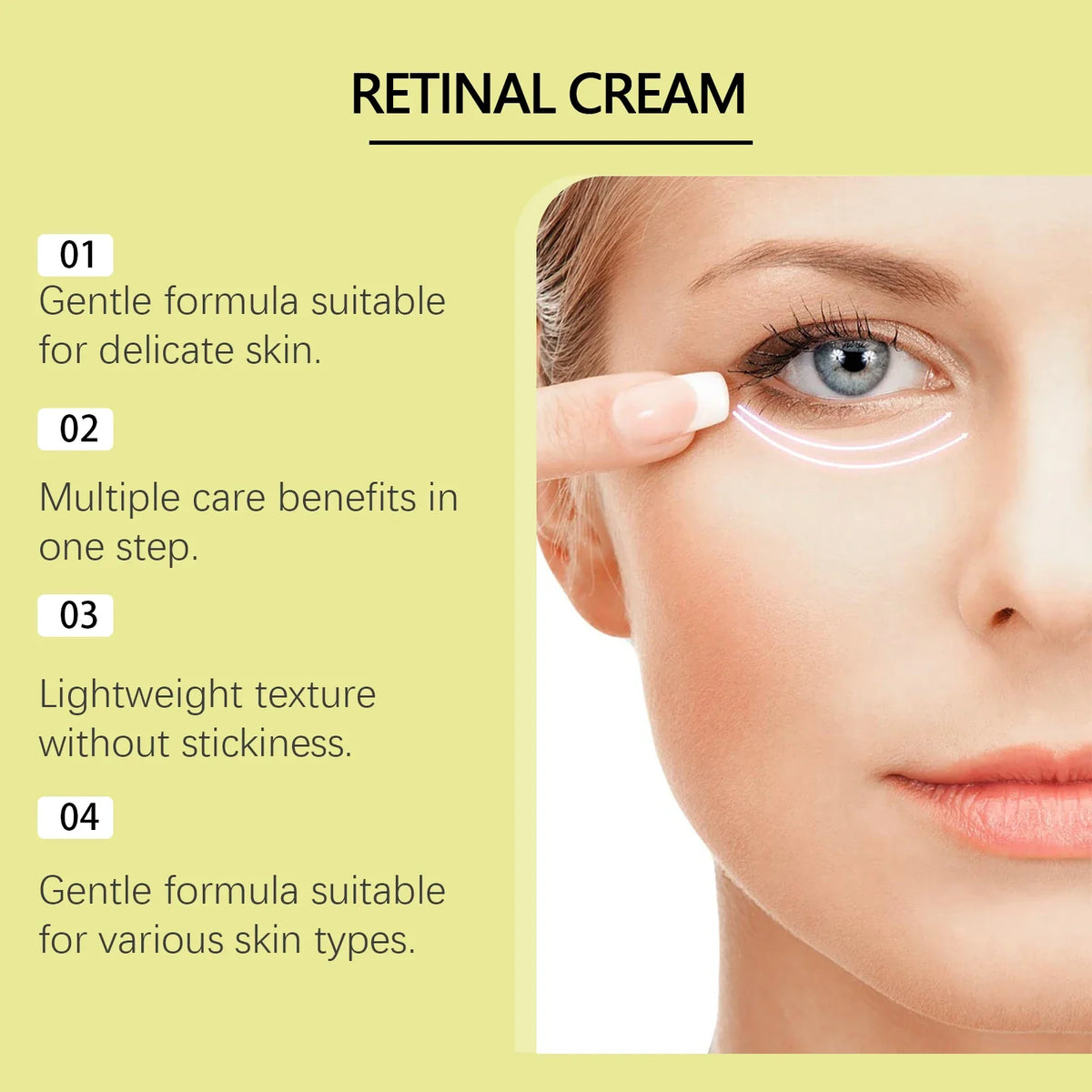 Retinol Brightening & Firming Face Cream – Gentle Moisturizer
