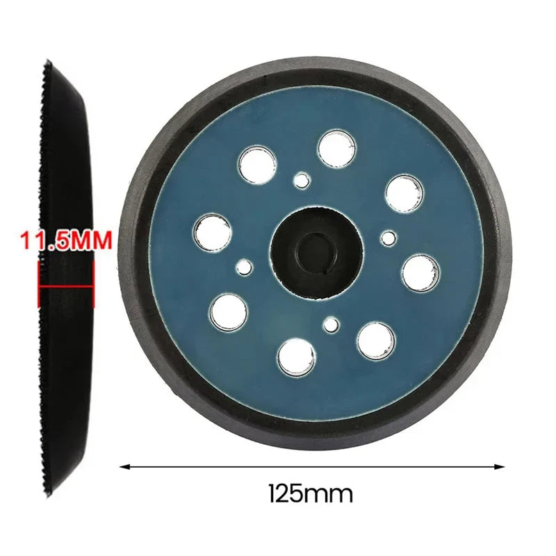 8 Hole Replacement Sander Pads 123 Hook Loop Sanding Disc Pad Backing