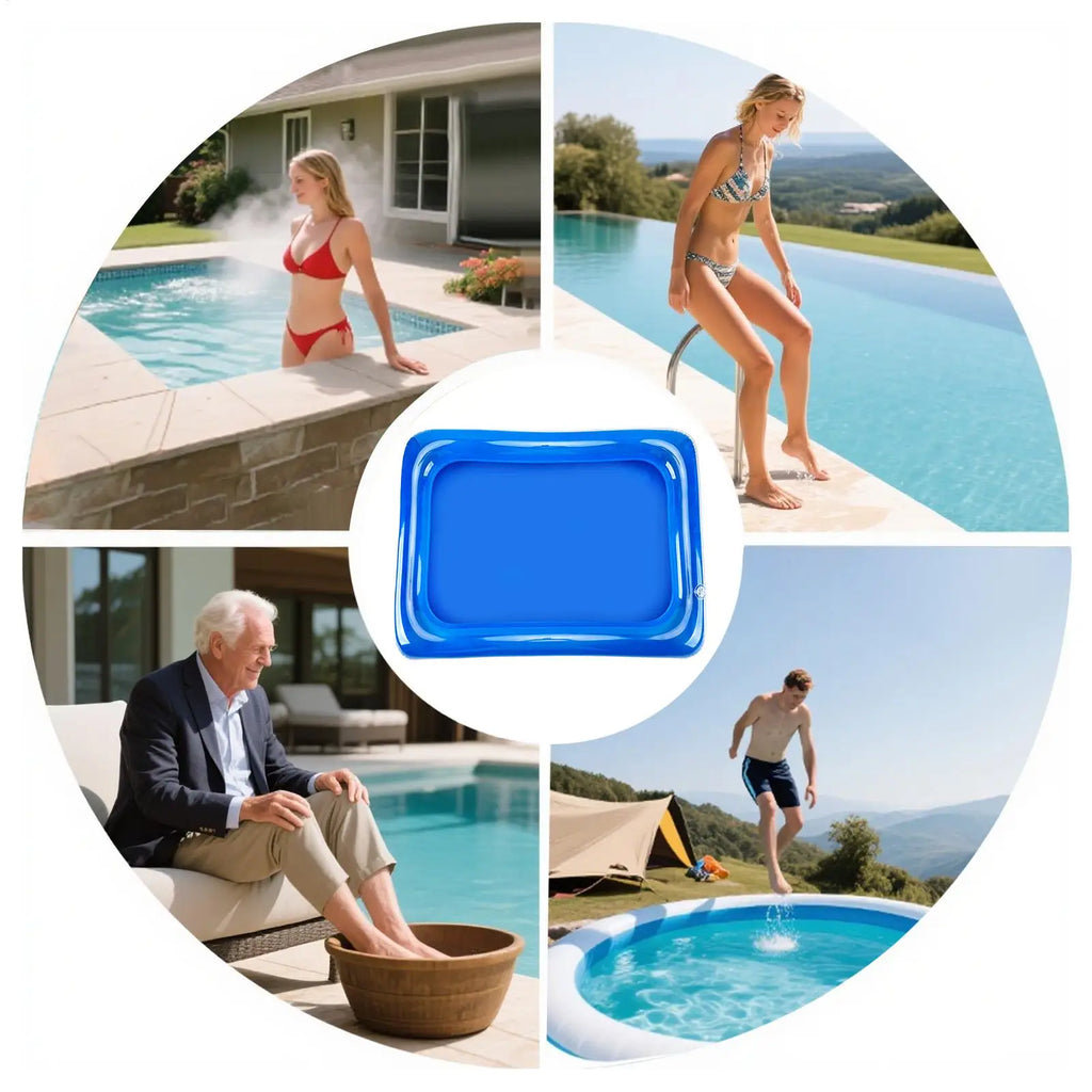 Portable Inflatable Foot Soak Basin – Foldable Pool Tub