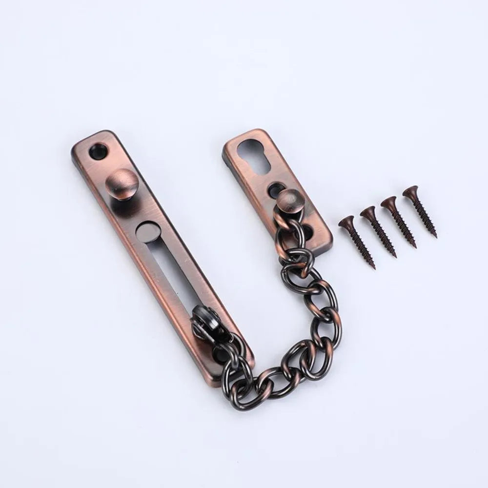 Stainless Steel Door Security Chain Lock – Hotel & Home
