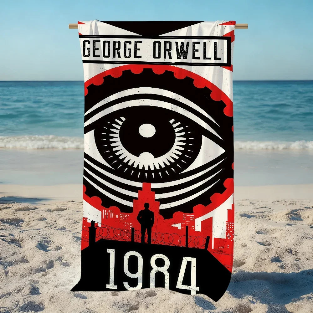 1984 George Orwell Quick-Dry Beach Towel | Travel & Pool Towel