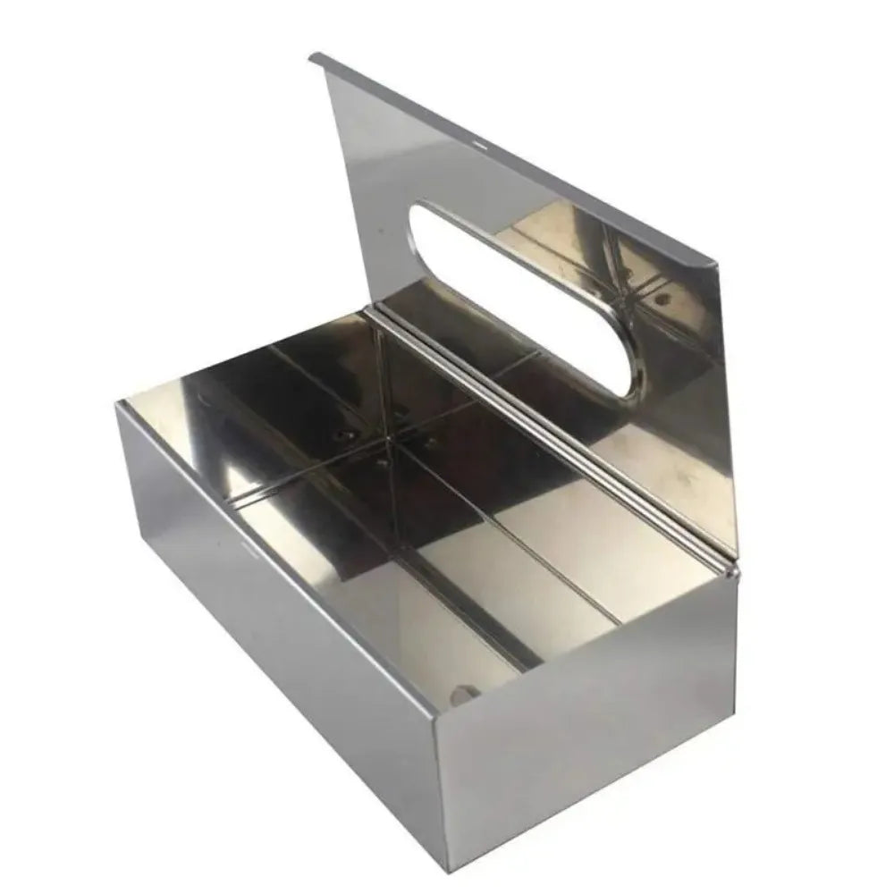 Stainless Steel Wet Tissue Box Dispenser Desktop Holder