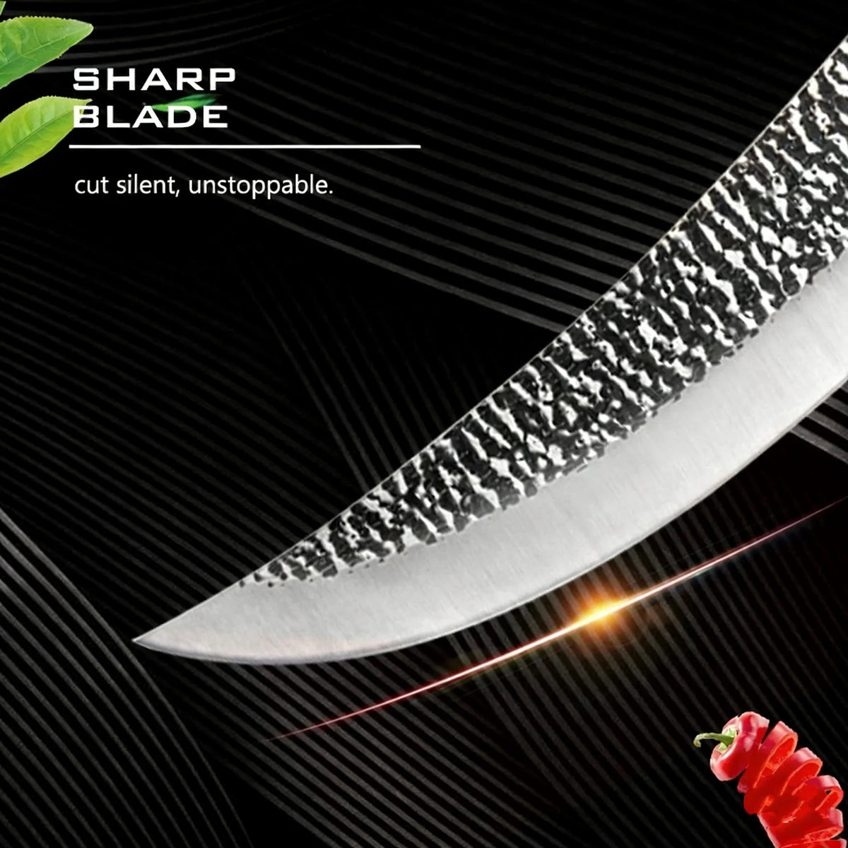 SHENJIU Forged Stainless Steel Boning Knife – 14.5" Butcher