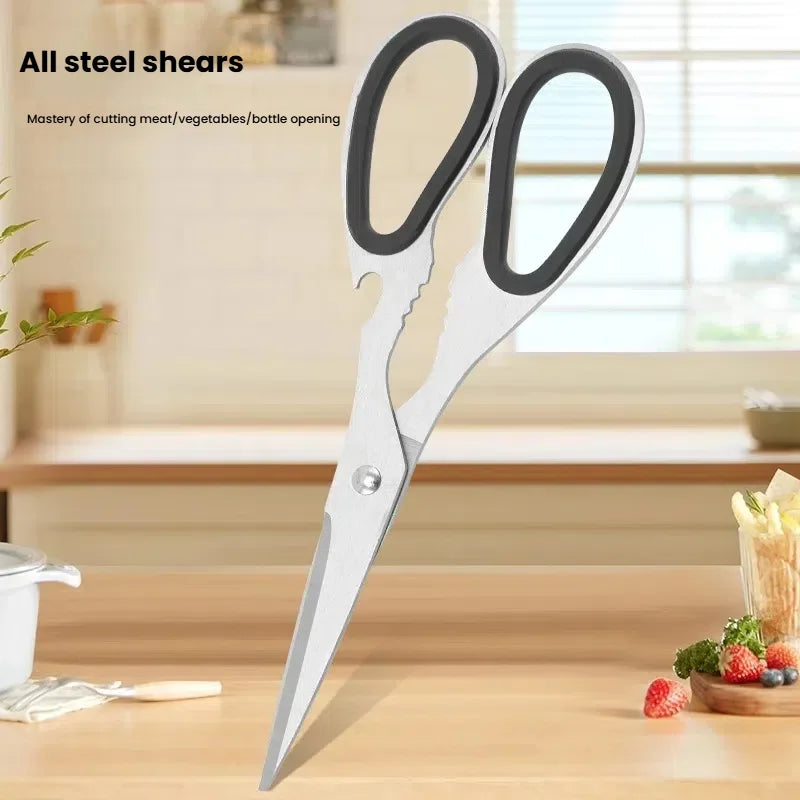 Heavy-Duty Kitchen Shears – Stainless Steel Poultry Scissors