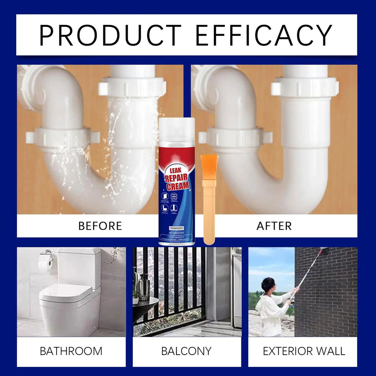 Waterproof Sealant Cream – Strong Leak Repair Coating 100g