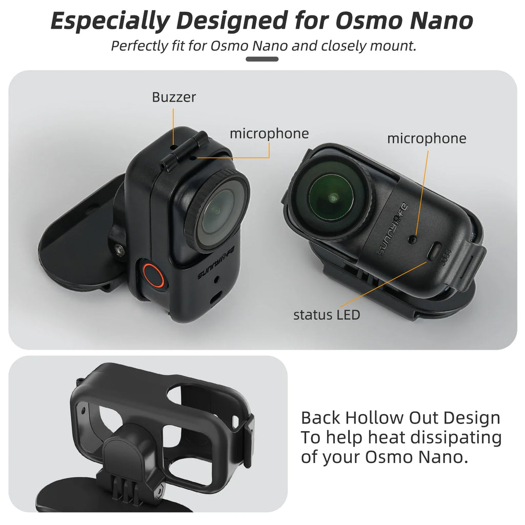 Sunnylife DJI Osmo Nano 360° Rotating Cap Mount | Angle Adjust
