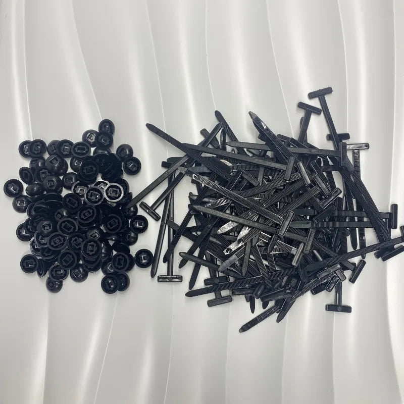 Heavy-Duty Self-Locking Nylon Cable Ties – 100/200 Pack