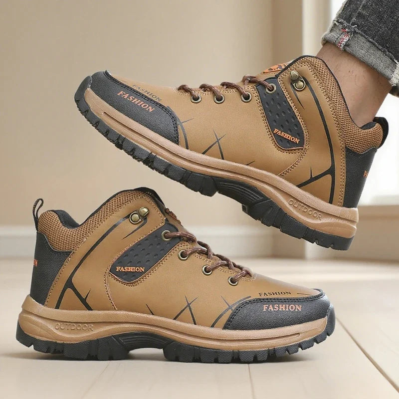 ZULIWAGN Men's Snake Print PU Leather Casual Walking Shoes