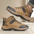 ZULIWAGN Men's Snake Print PU Leather Casual Walking Shoes