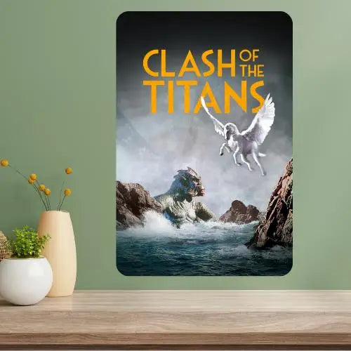 Clash of the Titans Classic Movie Metal Poster Sign