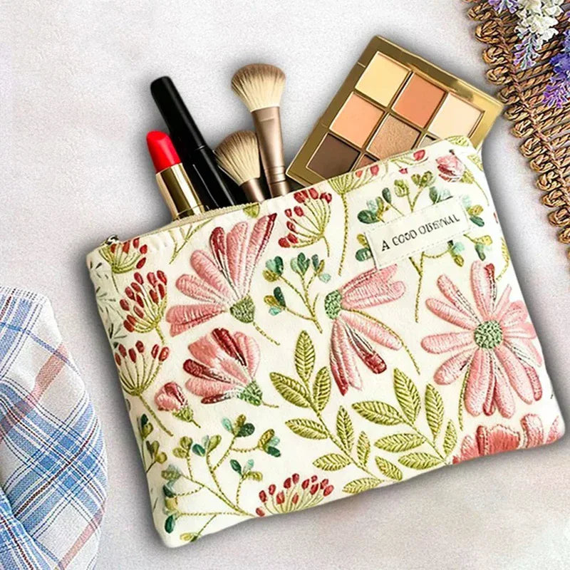 Women's Large Travel Cosmetic Bag – Silicone Toiletry Organizer
