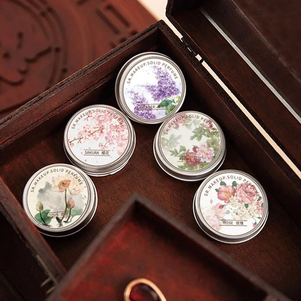 Pocket Solid Perfume Balm – Long-Lasting Scent for Men & Women