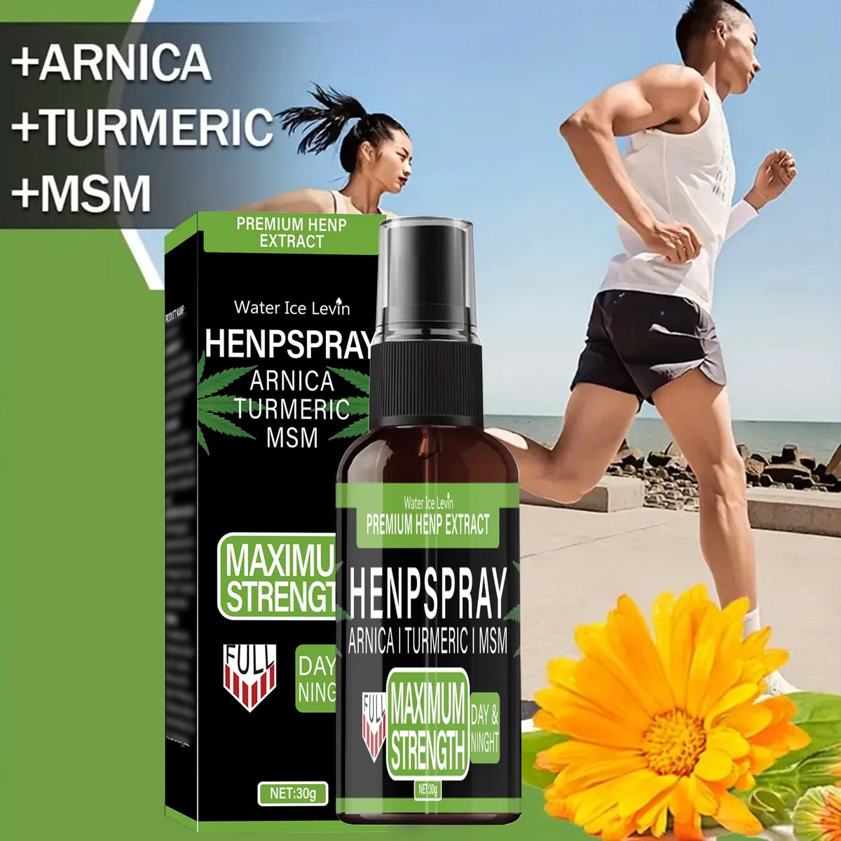 Hemp Extract Cream with Arnica, Turmeric & MSM | Skin Care