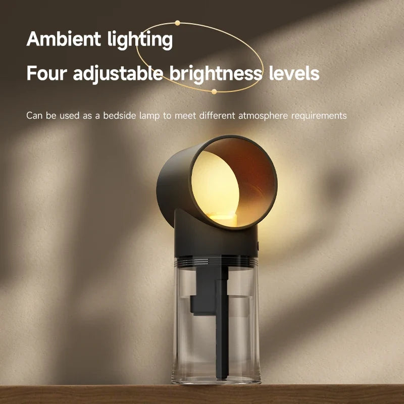 Mini Portable Humidifier with Night Light & Aromatherapy