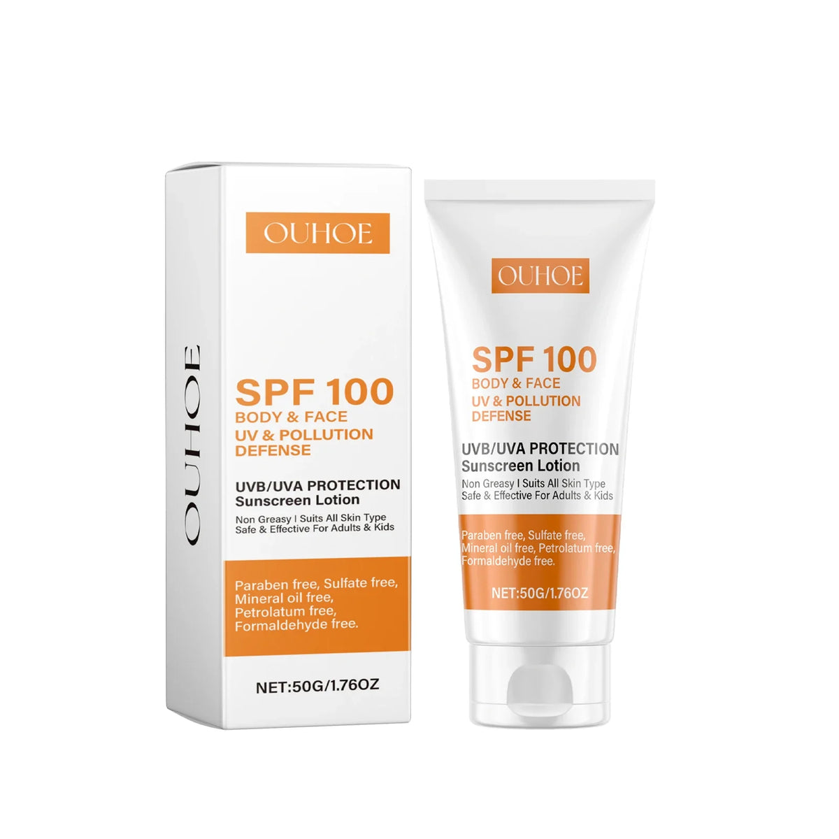 Ouhoe Sunscreen Lotion – UV Protection, Oil-Control & Hydrating