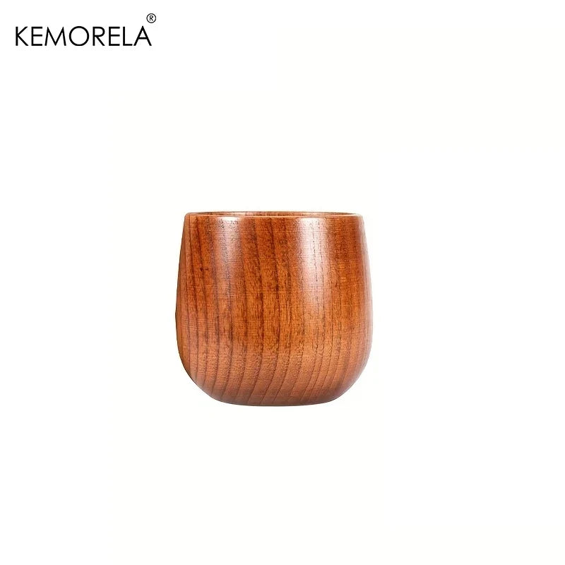 KEMORELA Handmade Jujube Wood Big Belly Cup | Tea & Coffee
