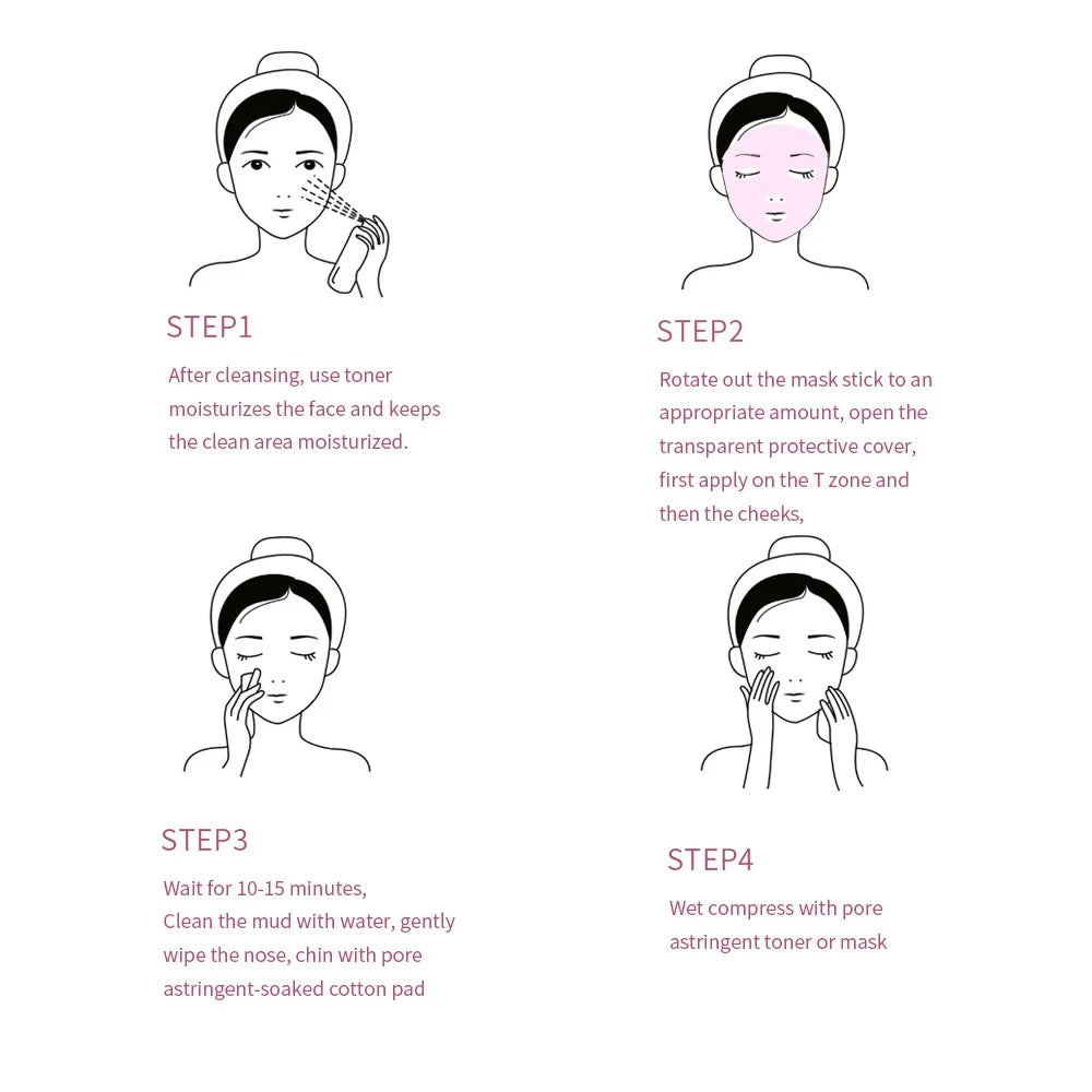 Green Tea & Rose Mud Mask Stick – Cleanse, Brighten & Hydrate