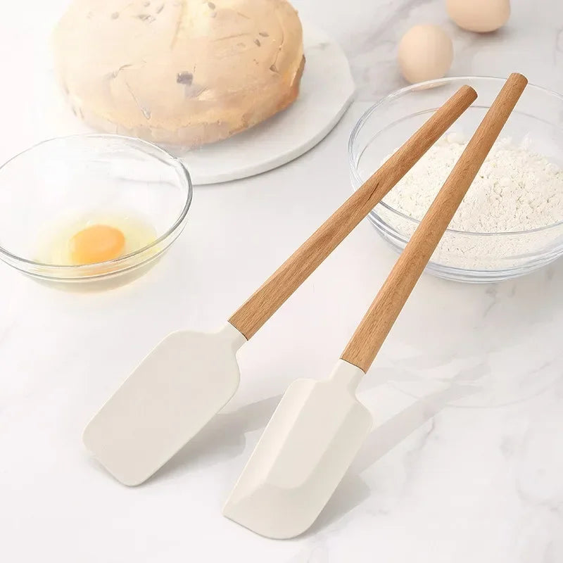 Food Grade Silicone Spatula Set – Heat-Resistant Baking Tools