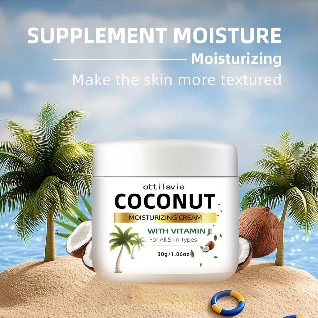 Ottilavie Coconut Cream – 24-Hr Moisture, Vitamin E & Collagen