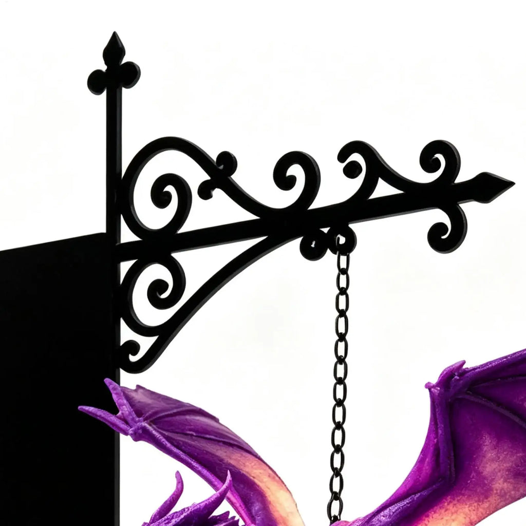Dragon Bookshelf Lamp – Warm LED Vintage Library Lantern
