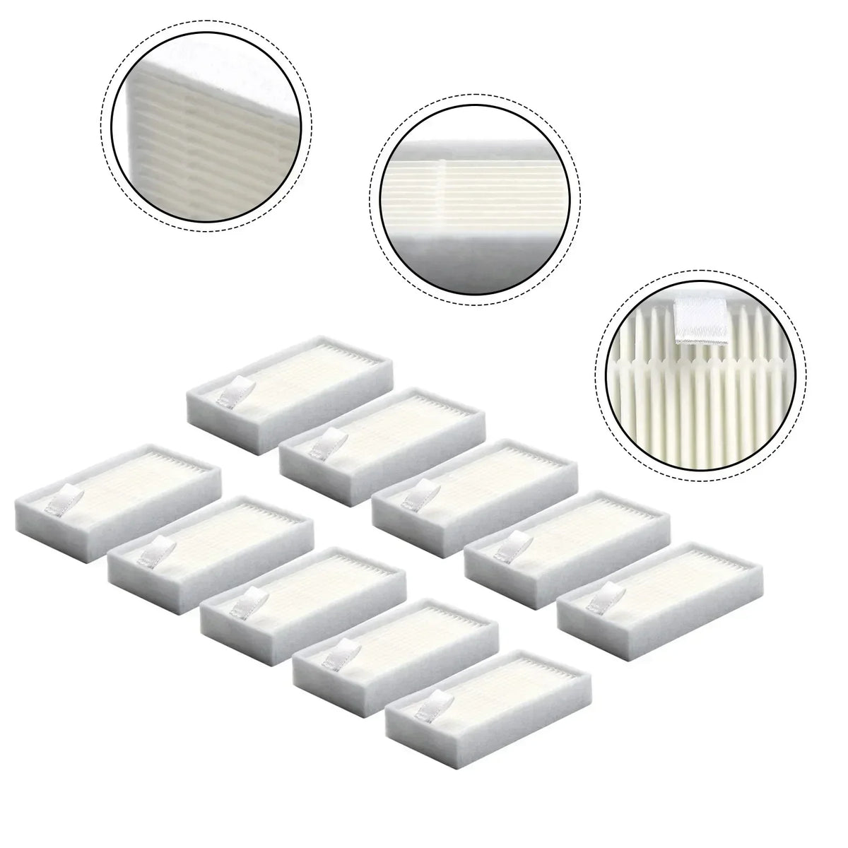 SilverCrest SSR 3000 A1 Robot Vacuum Replacement Filters 10 Pack