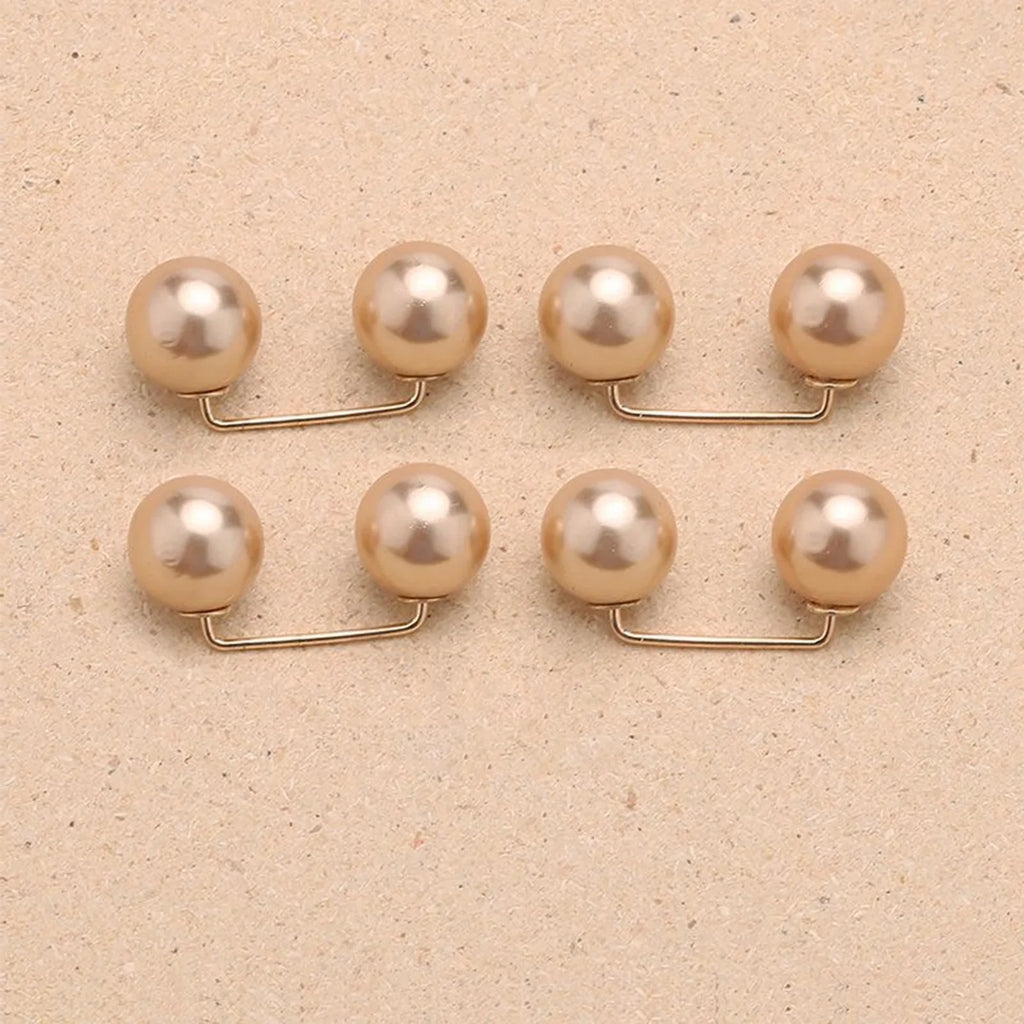 3-Pack Double Pearl Brooch Pins for Women – Wedding & Party