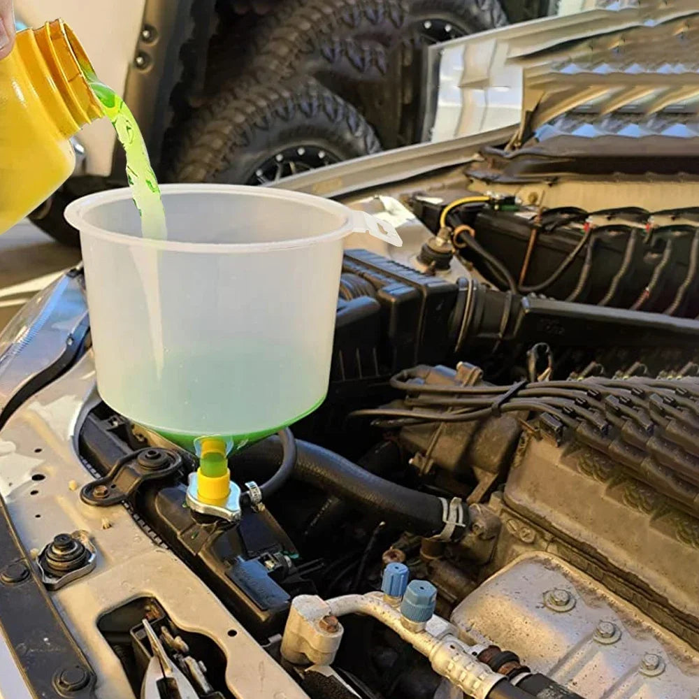 Pour Oil Tool Spill Proof Coolant Filling Car Accessories Plastic