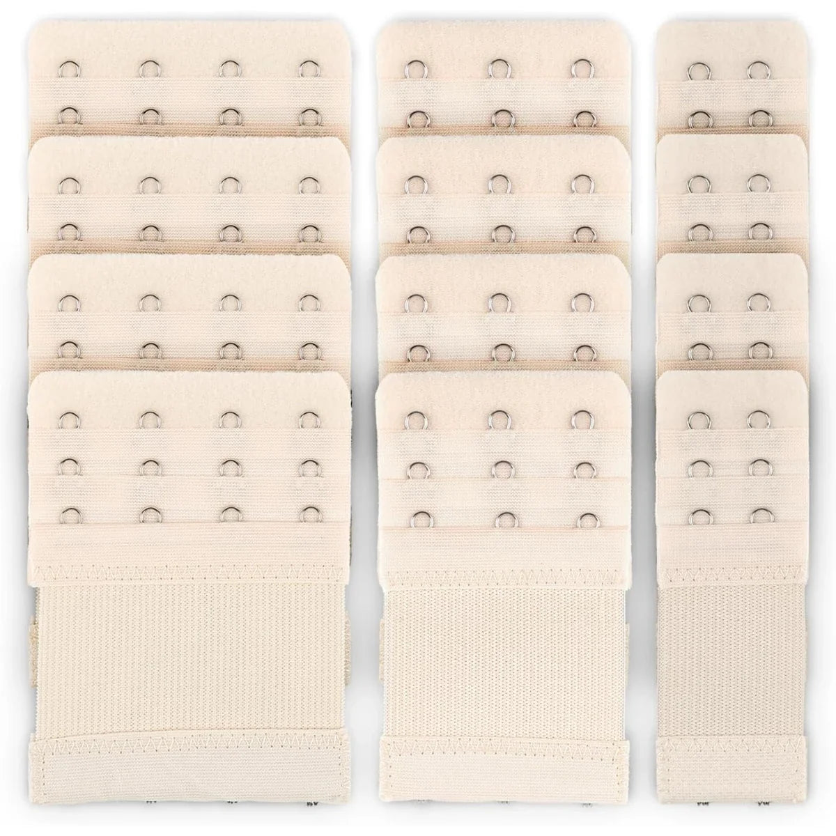 12-Pack Bra Extenders 2/3/4 Hook | Bra Strap Extensions