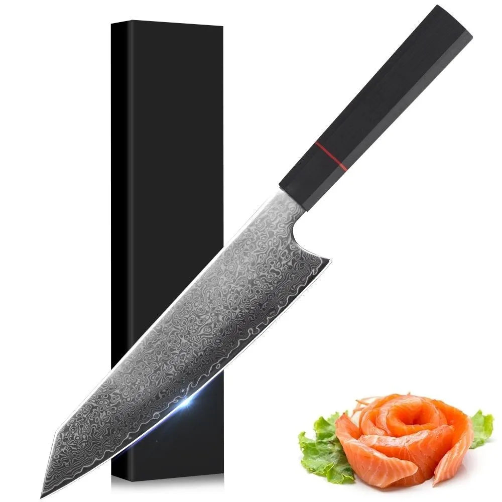 8" Japanese Damascus Chef Knife – 67-Layer VG10 Steel