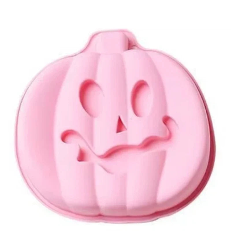 8-Inch Pumpkin Silicone Baking Mold | Halloween Mousse Cake Tray