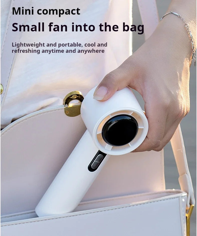 URGGU Handheld Mini Fan 3000mAh | 100 Speeds USB Rechargeable