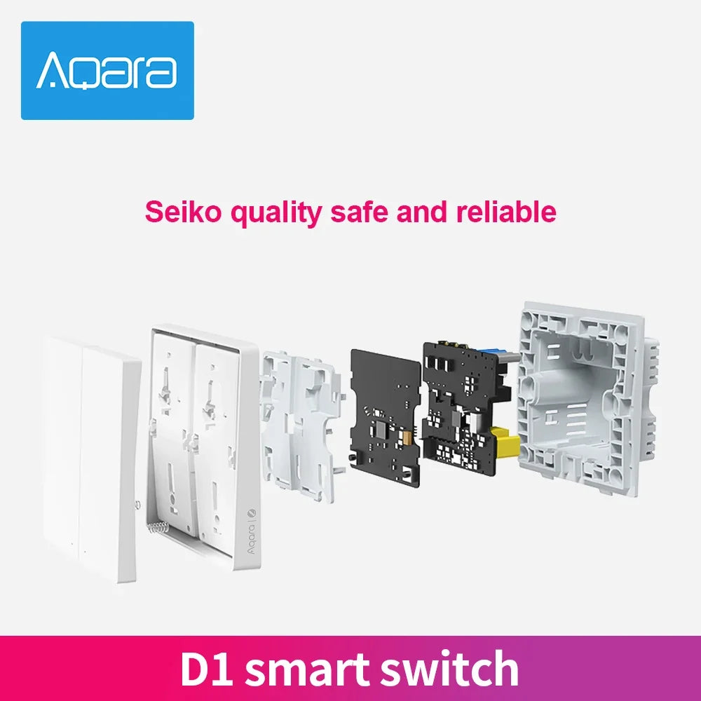 Aqara D1 Smart Wall Switch Zigbee Wireless Remote Control Key Light