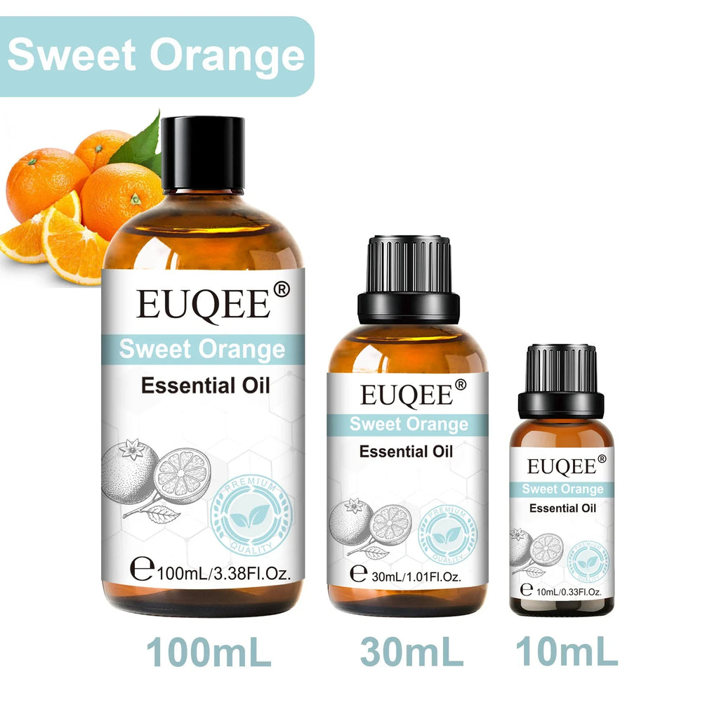 EUQEE Essential Oils – Lavender, Rose, Vanilla & More | 10–100ml