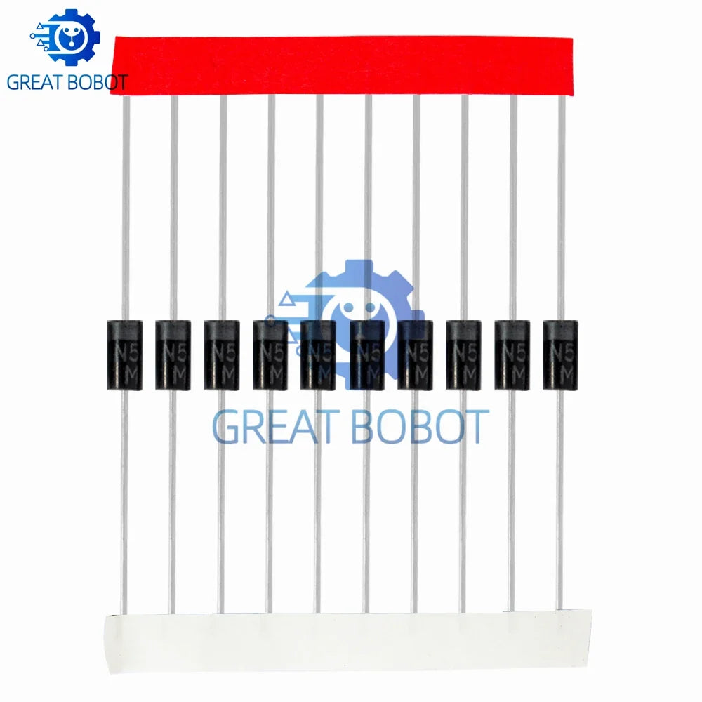 100Pcs Diode Assortment Kit – 8 Values Schottky & Rectifier Set