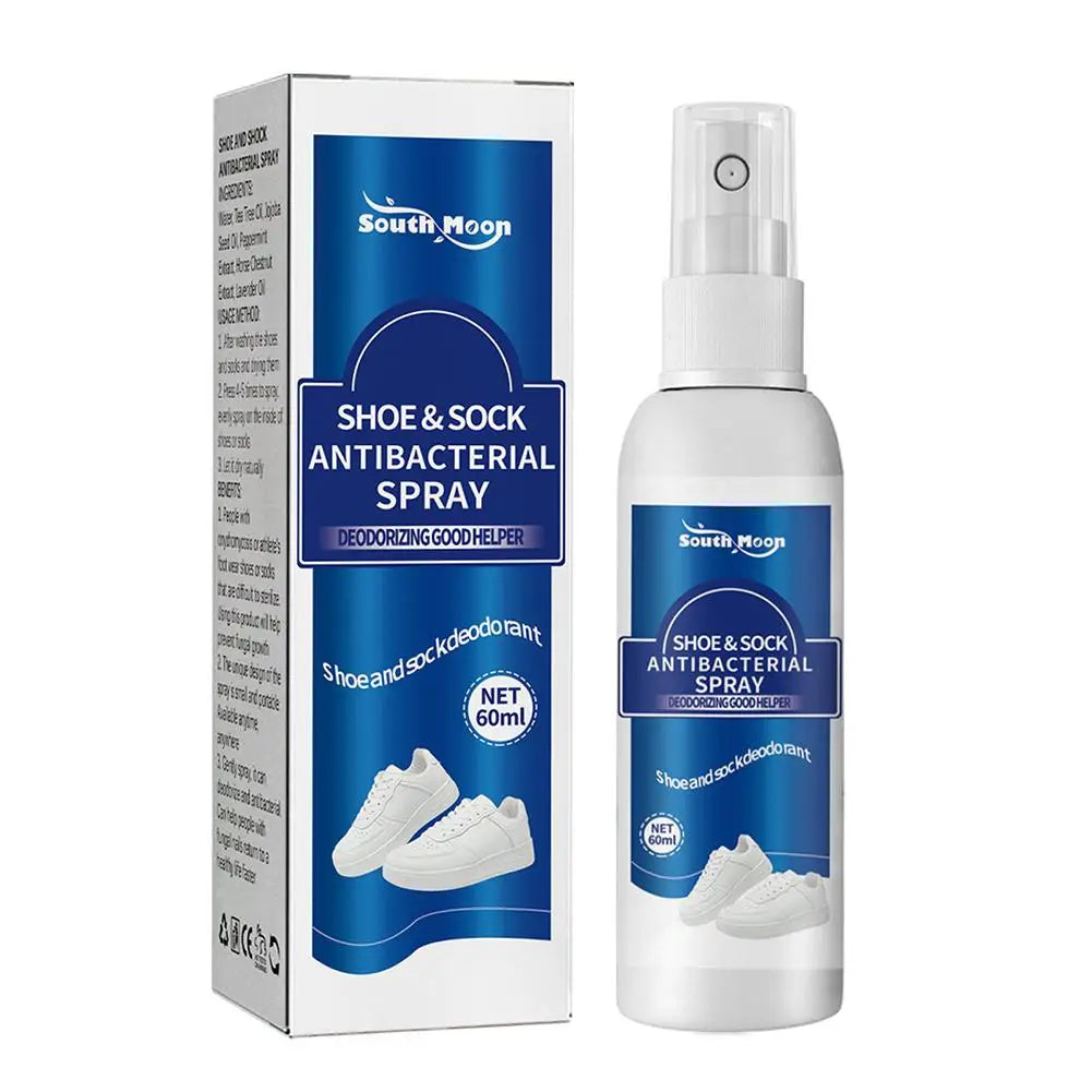 Shoe & Foot Deodorizer Spray 60ml | Antibacterial Odor Eliminator
