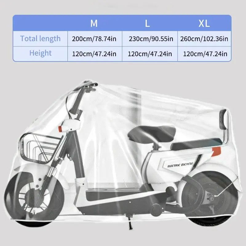 Transparent Motorbike Cover – Waterproof & Dustproof All-Weather