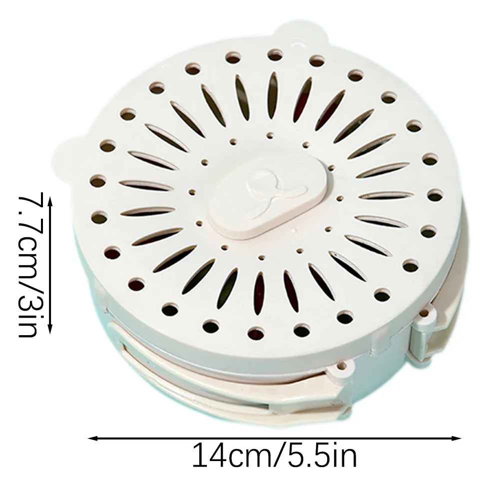 2-in-1 Foldable Fruit Drain Basket & Washing Bowl with Lid