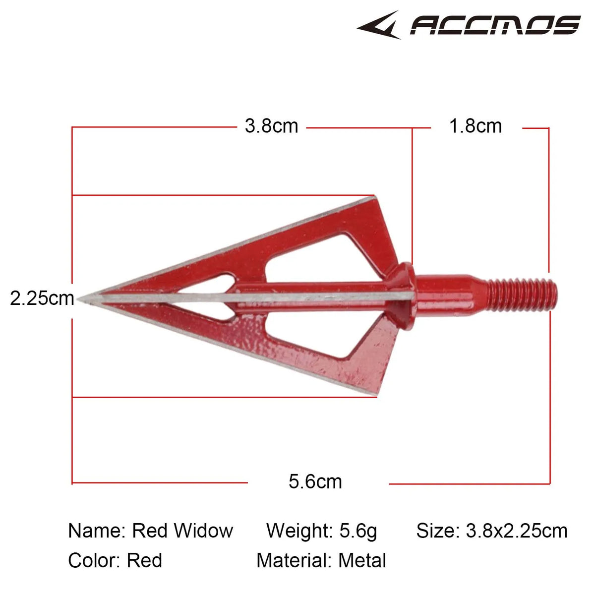 Archery Hunting Arrowheads 100 Grain 3-Blades Broadheads Box Arrow